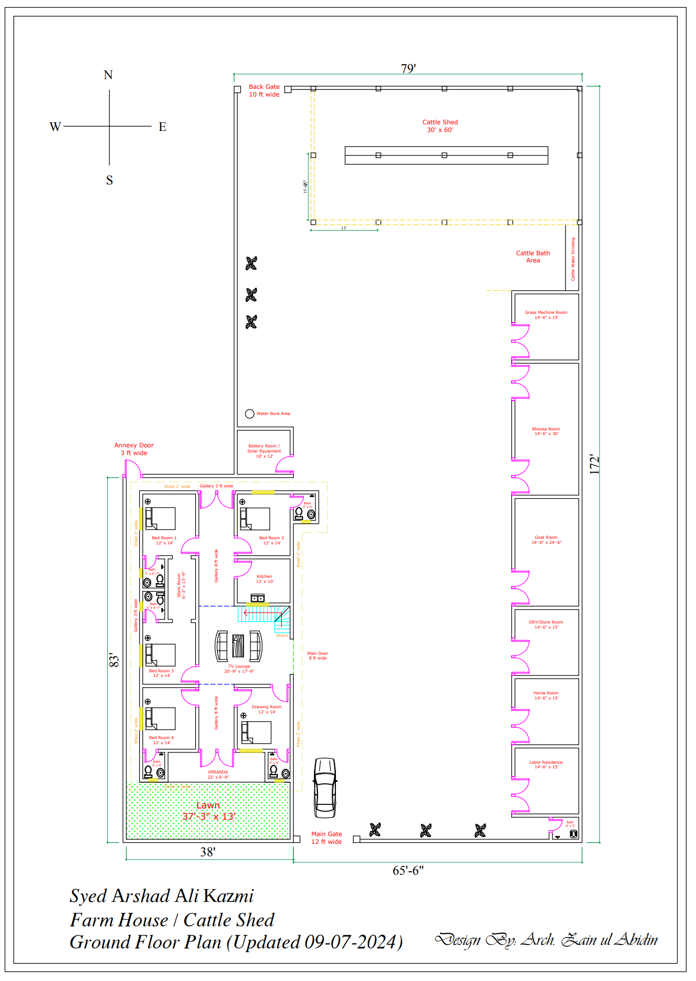 Farm Area Layout Plan